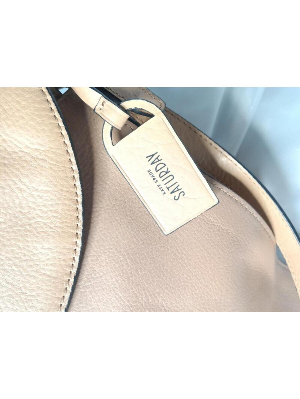 Kate Spade Saturday Practical The Satchel Handbag Neutral Flap Over - Picture 4 of 5